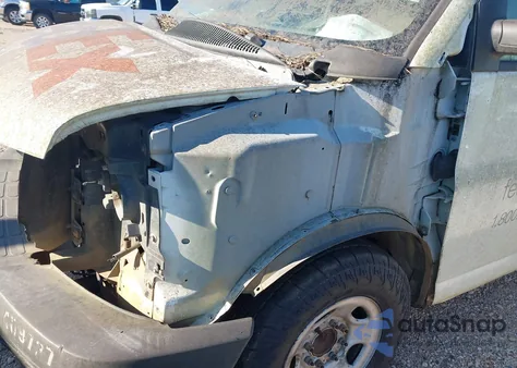 2012 Chevrolet Express 2500 Work Van из США, поврежденный, VIN 1GCWGGCG1C1187870